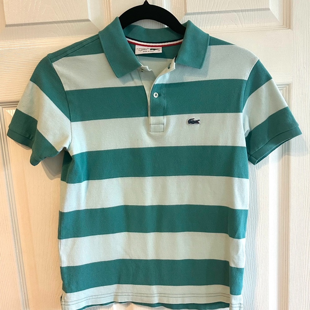 J.Crew Kids' Lacoste® for striped polo shirt